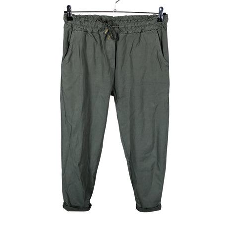 Naisten Perfect Jeans - Kangashousut, koko 42 - Vihreä ()