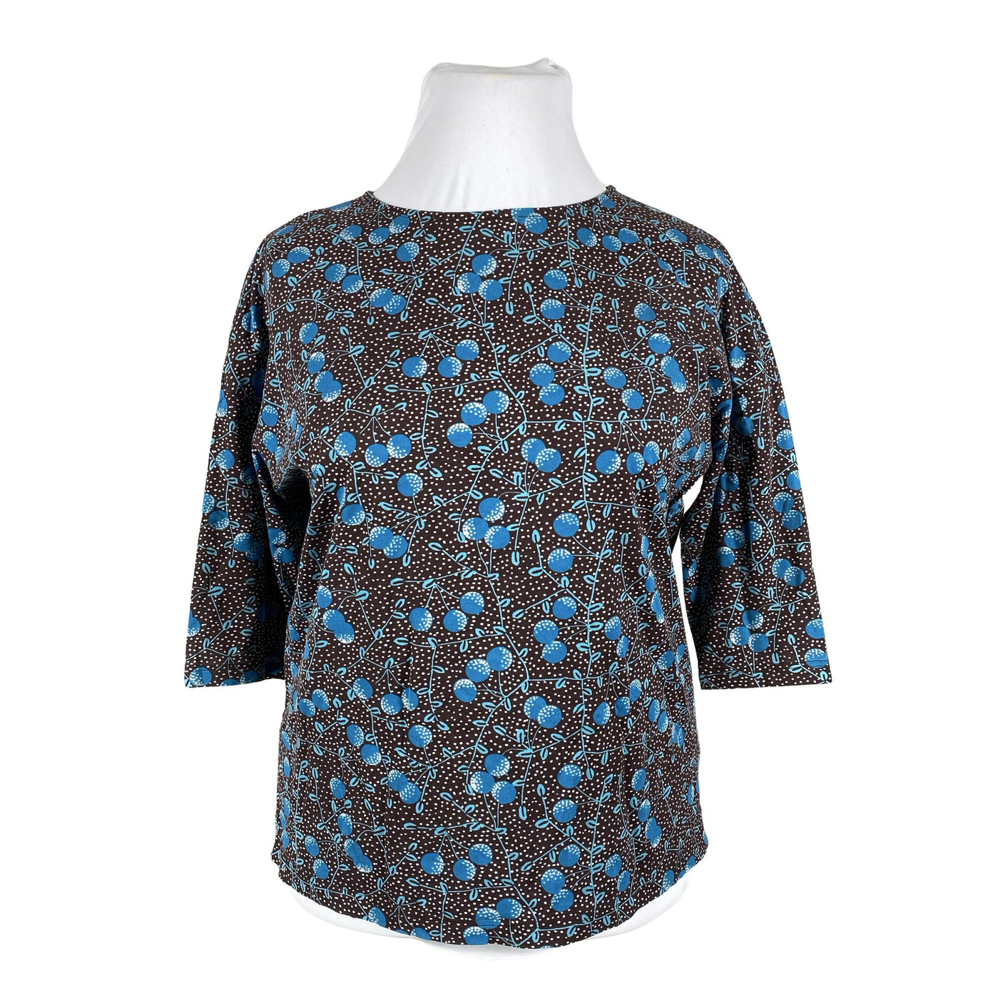 Naisten Marimekko - Trikoopaita, koko 42 - Ruskea (1)