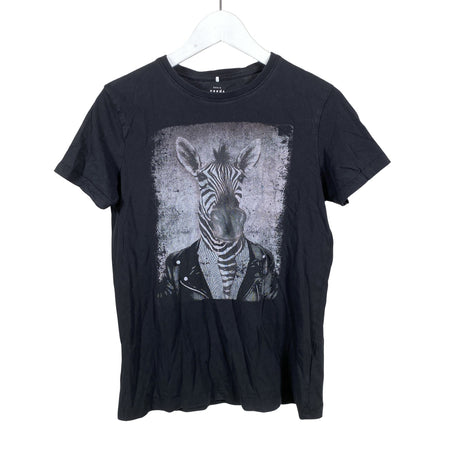 Unisex Name It - T-paita, koko 152 - 158 - Musta ()