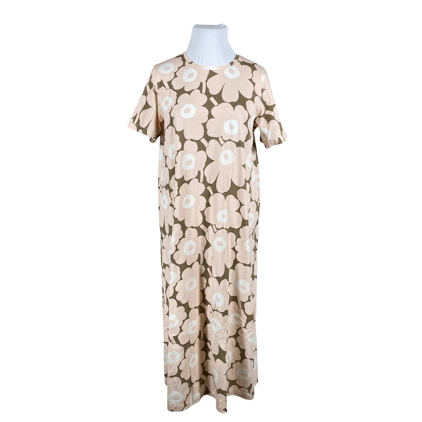 Naisten Marimekko - Trikoomekko, koko 42 - Vaaleanpunainen (1)
