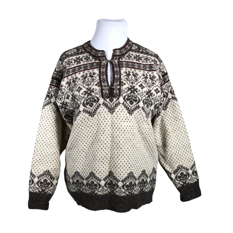 Naisten Handmade - Villapaita, koko 42 - Luonnonvalkoinen ()