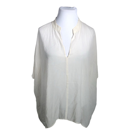 Naisten Eileen Fisher - Lyhythihainen pusero, koko 50 - Luonnonvalkoinen ()