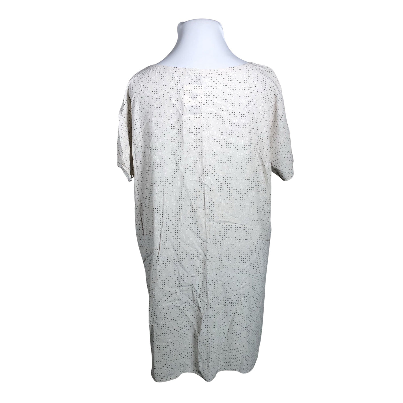 Naisten Eileen Fisher - Sifonkimekko, koko 48 - Luonnonvalkoinen (2)