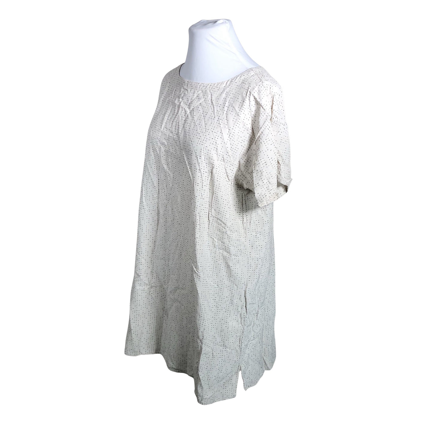 Naisten Eileen Fisher - Sifonkimekko, koko 48 - Luonnonvalkoinen (3)