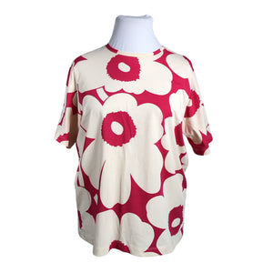 Naisten Marimekko - T-paita, koko 42 - Pinkki (1)