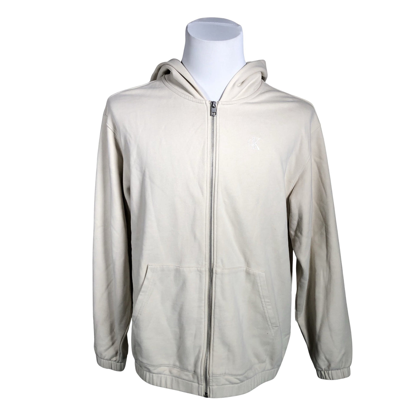 Miesten Calvin Klein Jeans - Huppari, koko L - Beige (1)