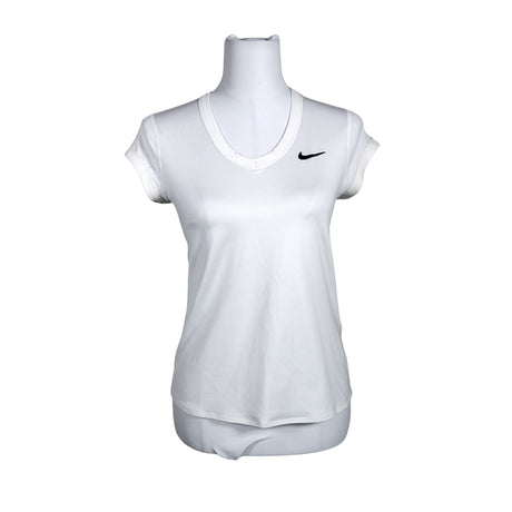 Naisten Nike - Urheilupaita, lyhyet hihat, koko 36 - Valkoinen ()