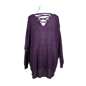 Naisten Yours - Neulepaita, koko 50 - Violetti (2)