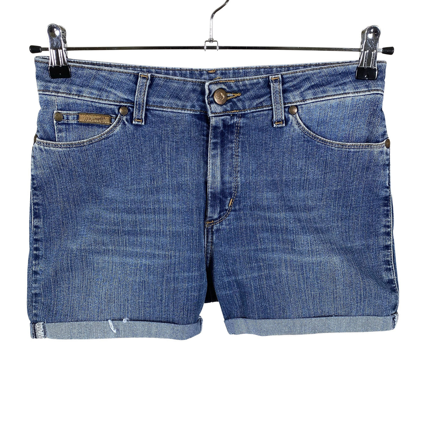 Naisten Wrangler - Farkkushortsit, koko W31 - Sininen (1)
