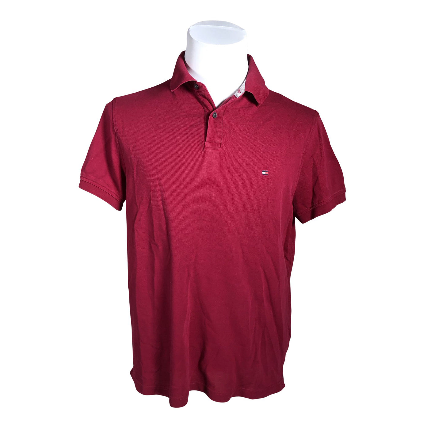 Miesten Tommy Hilfiger - Pikeepaita, koko L - Punainen (1)