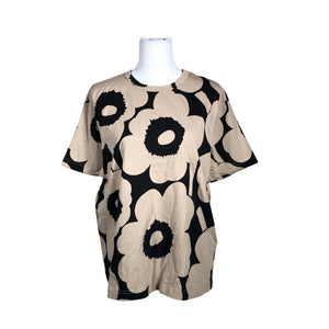 Naisten Marimekko - T-paita, koko 40 - Ruskea (1)
