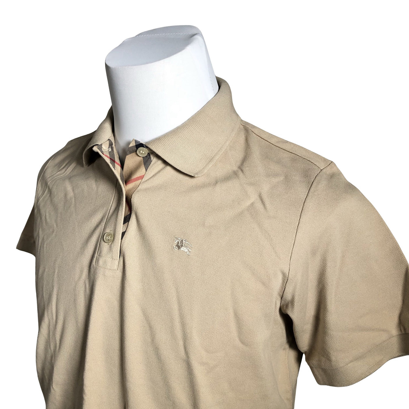 Miesten Burberry - Pikeepaita, koko M - Beige (3)