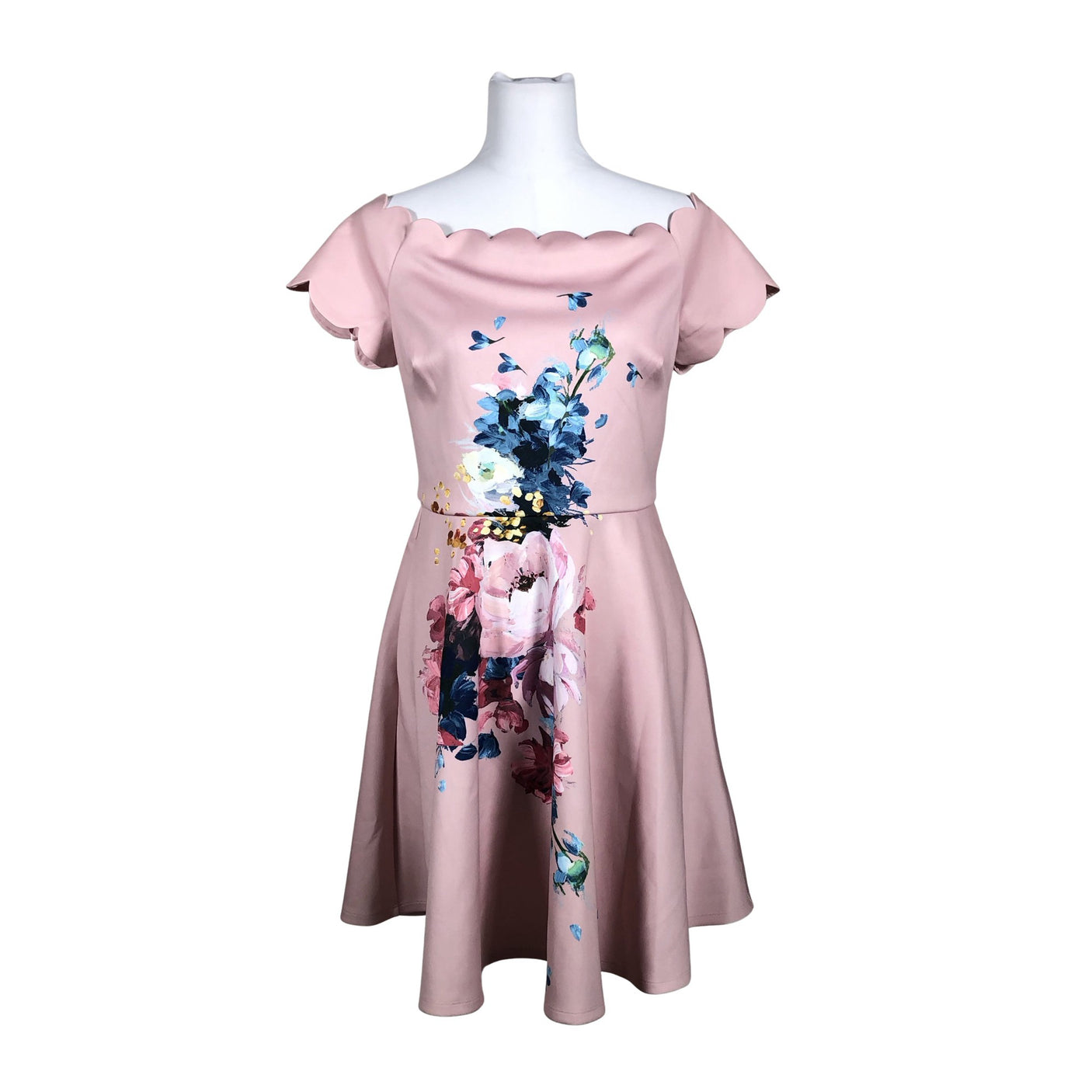 Naisten Ted Baker - Juhlamekko, koko 40 - Vaaleanpunainen (1)