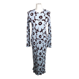 Naisten Marimekko - Trikoomekko, koko 40 - Vaaleansininen (1)