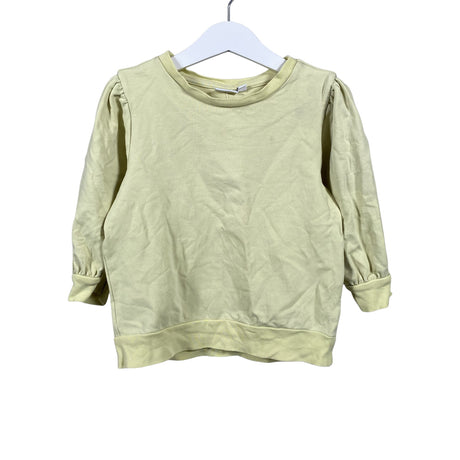 Tyttöjen Name It - Collegepaita, koko 110 - 116 - Keltainen ()