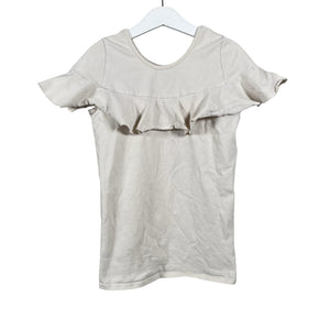 Tyttöjen Gugguu - Trikootunika, koko 140 - 146 - Beige (1)