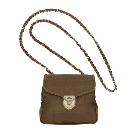 Naisten Love Moschino - Olkalaukku, koko Mini - Ruskea ()