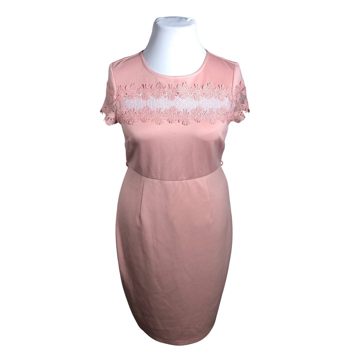 Naisten Dorothy Perkins - Kangasmekko, koko 42 - Vaaleanpunainen (1)