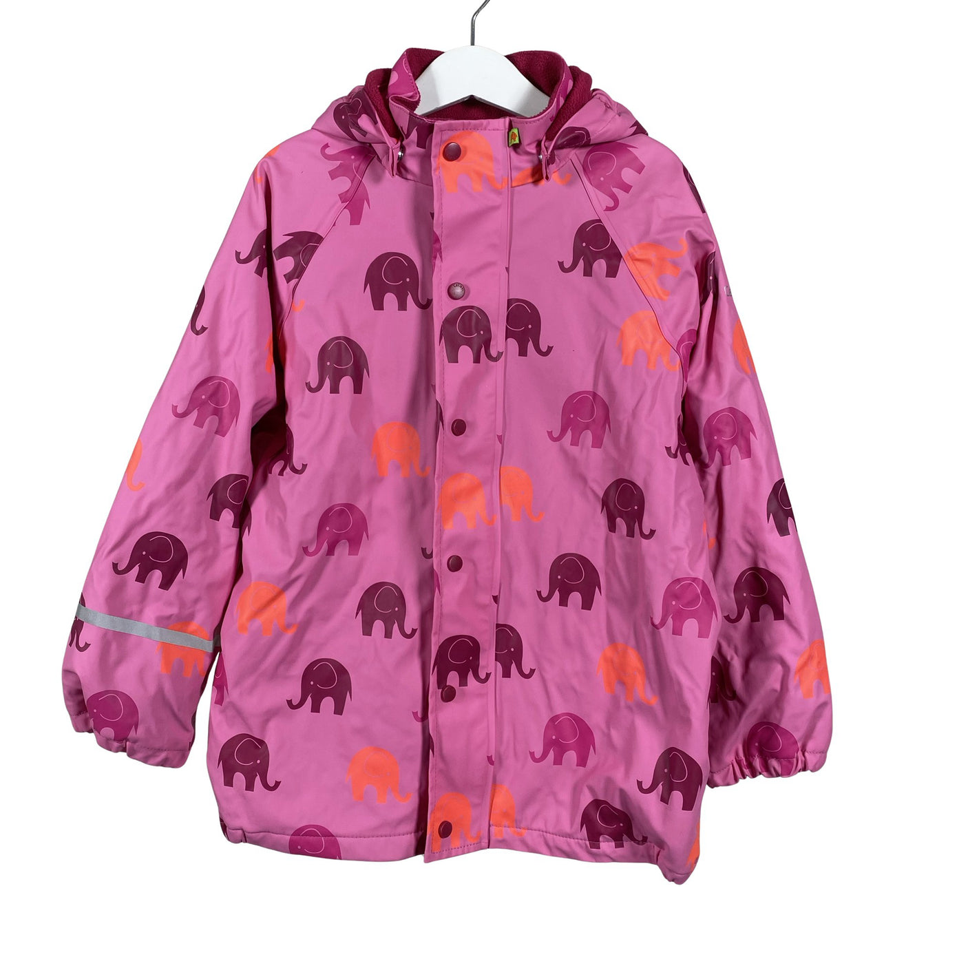 Tyttöjen CeLaVi - Sadetakki, koko 128 - 134 - Pinkki (1)