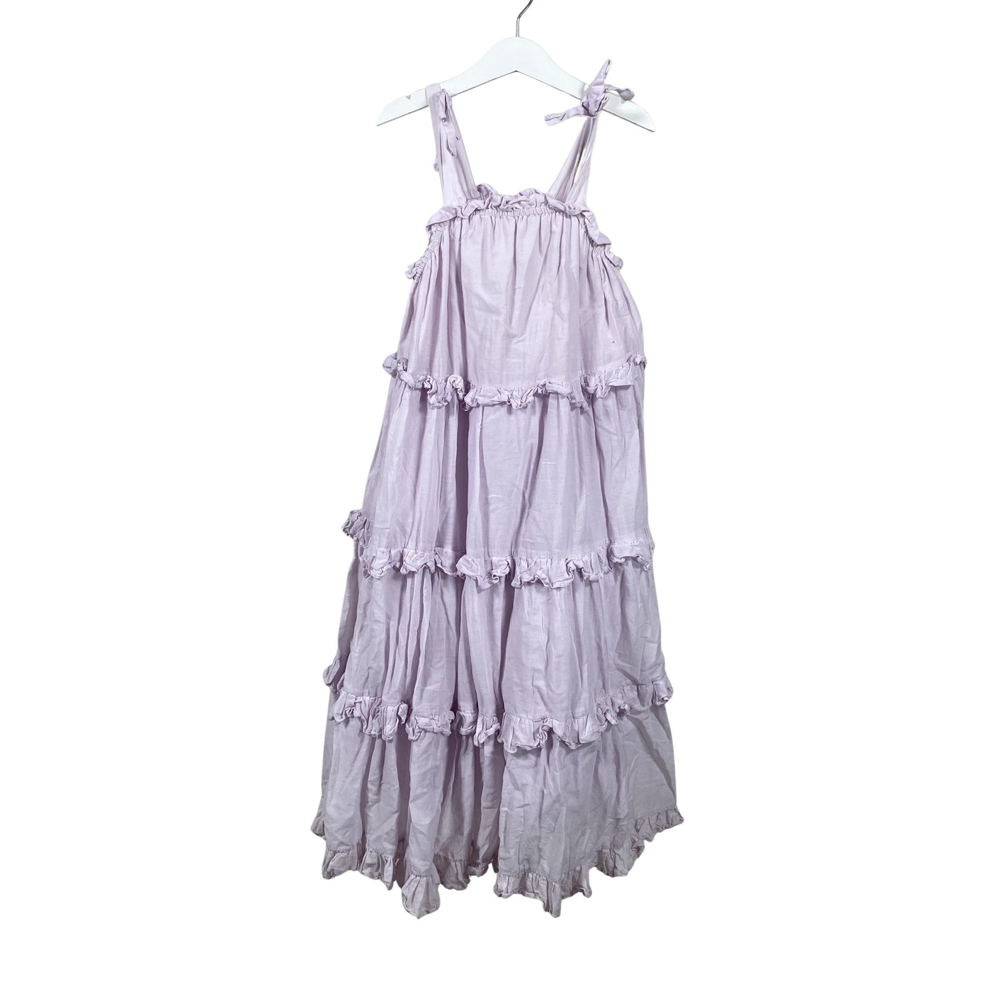 Tyttöjen POMPdeLUX - Kangasmekko, koko 146 - 152 - Violetti (1)