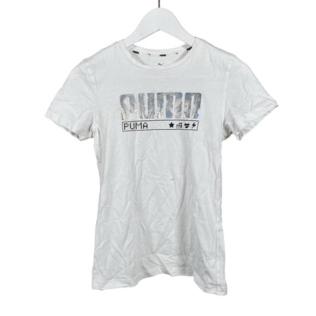Unisex Puma - T-paita, koko 158 - 164 - Valkoinen ()