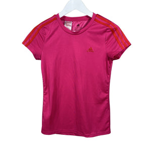 Tyttöjen Adidas - Urheilupaita, lyhyet hihat, koko 158 - 164 - Pinkki (1)