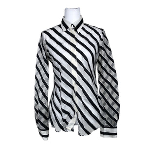 Naisten Giorgio Armani - Kauluspaita, koko 38 - Musta (1)