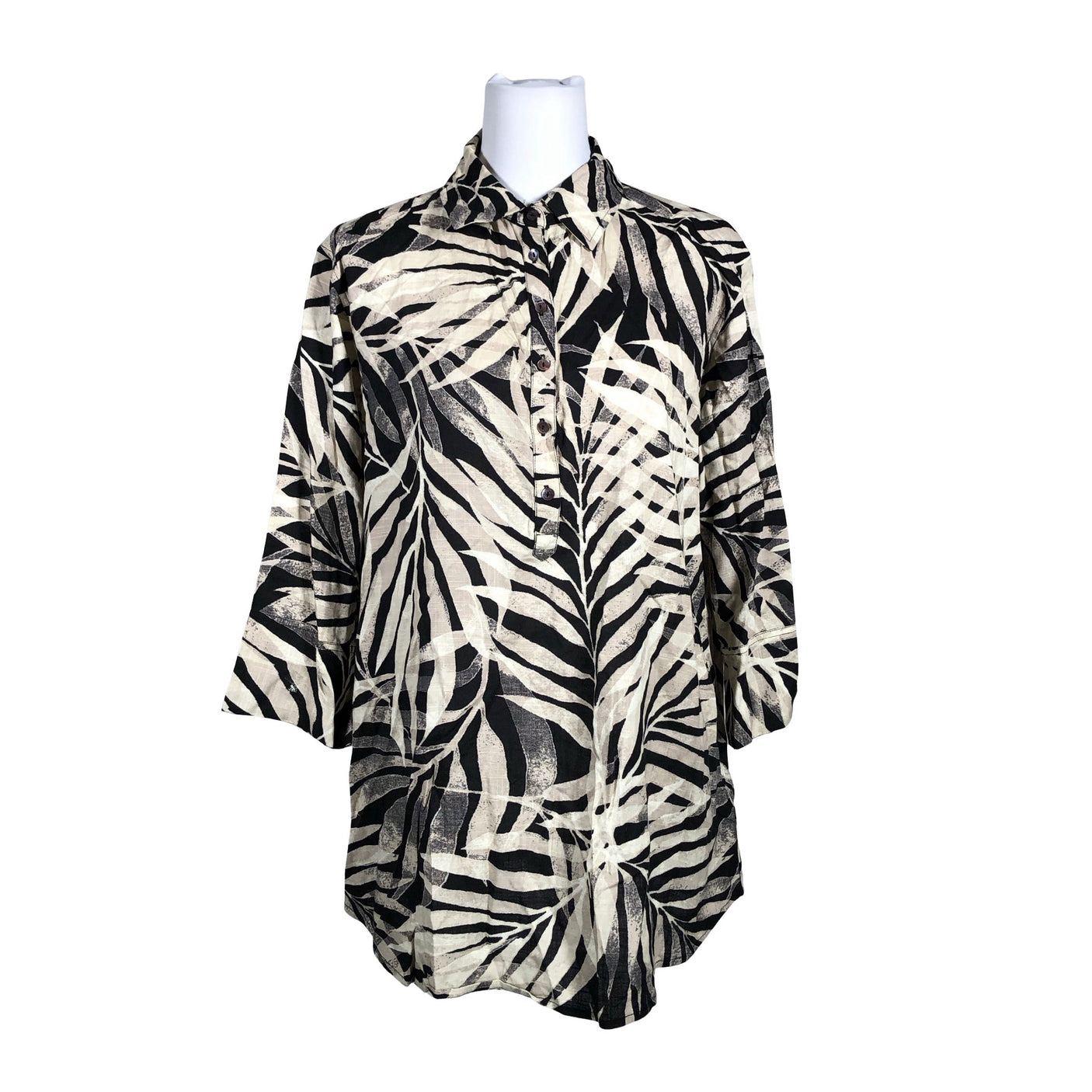 Naisten Jensen - Kangastunika, koko 38 - Beige (1)
