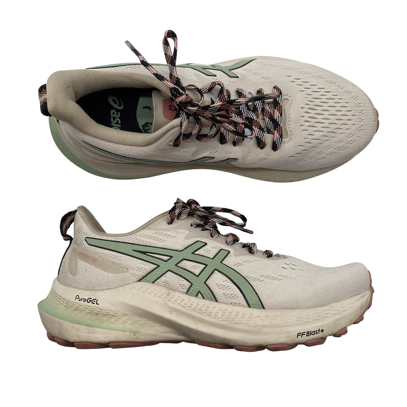 Naisten Asics - Juoksukengät, koko 35 - Beige (1)