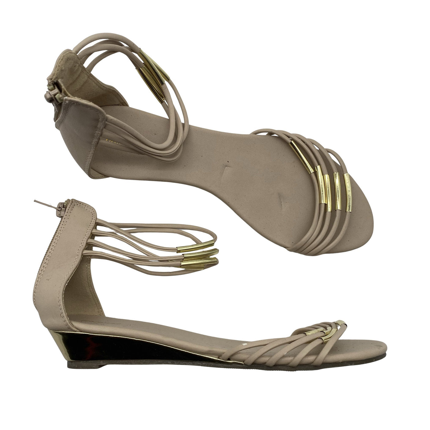 Naisten Graceland - Sandaalit, koko 39 - Beige (1)