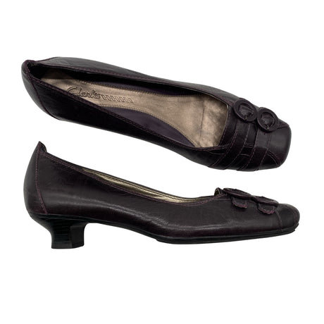 Naisten Clarks - Korkokengät, koko 39 - Violetti ()