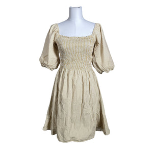 Naisten Résumé - Kangasmekko, koko 34 - Beige (1)