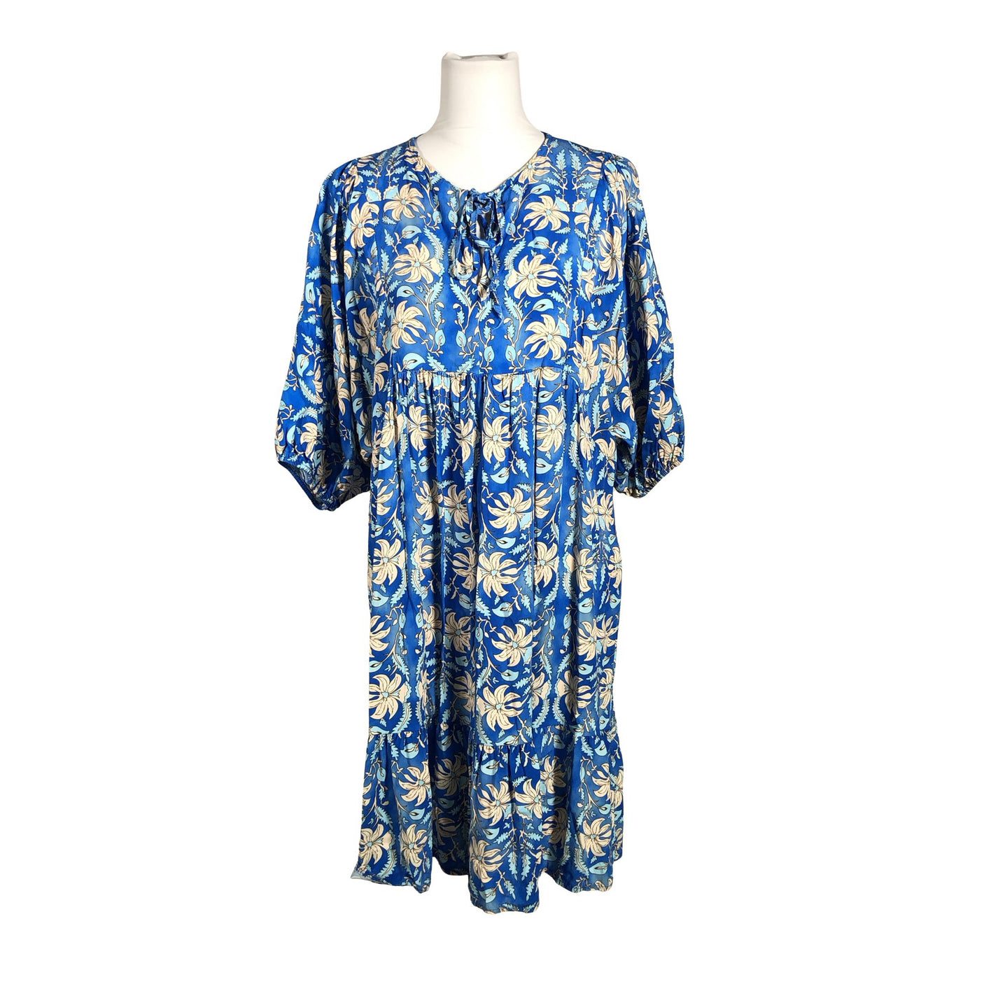 Naisten Bohemiana - Sifonkimekko, koko 38 - Sininen (1)
