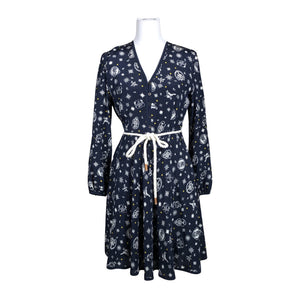 Naisten Tommy Hilfiger - Sifonkimekko, koko 36 - Sininen (1)