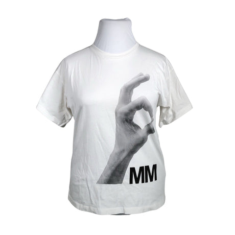 Naisten Maison Margiela - T-paita, koko 42 - Valkoinen ()