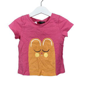 Tyttöjen Marimekko - T-paita, koko 86 - 92 - Pinkki (1)