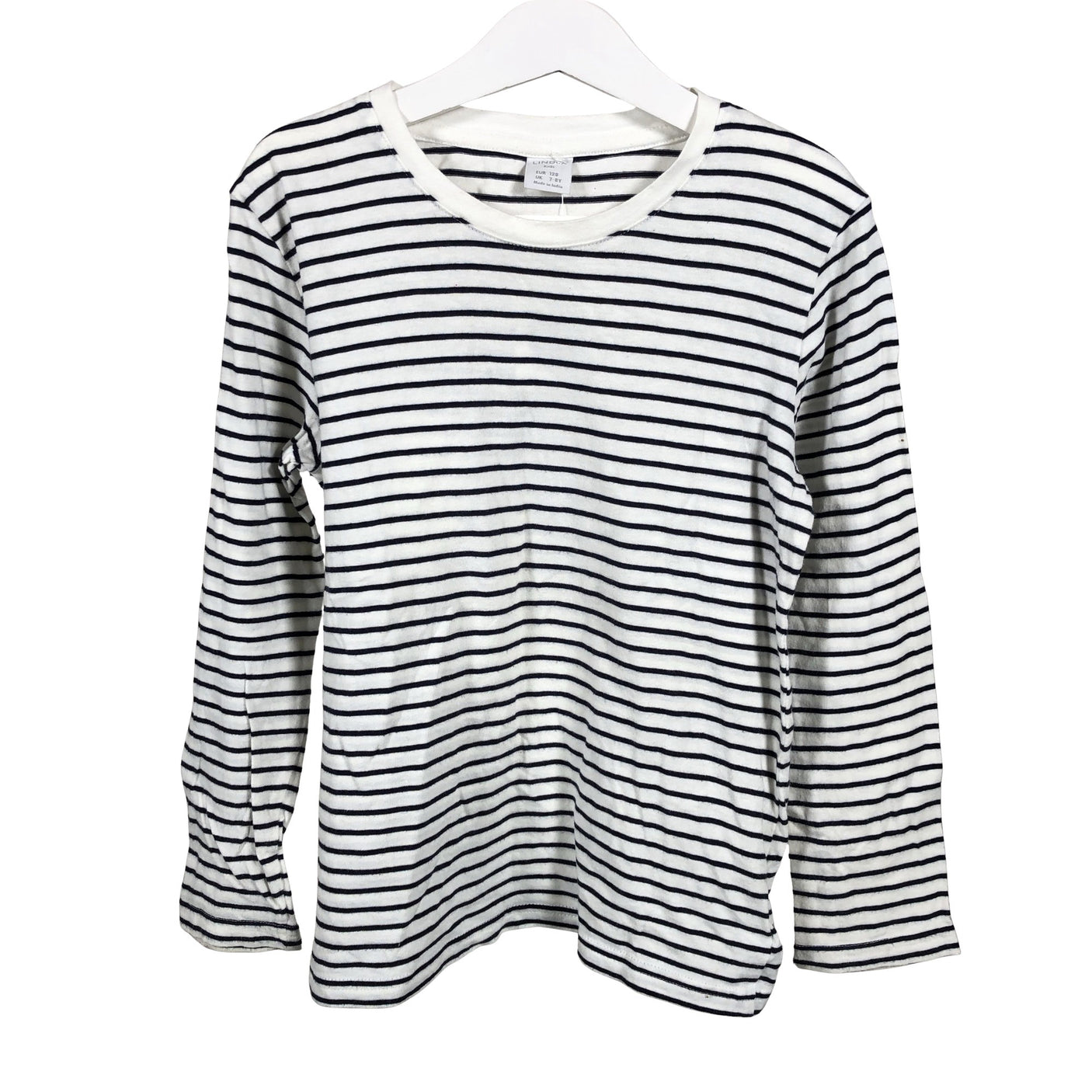 Unisex Lindex - Trikoopaita, koko 122 - 128 - Valkoinen (1)