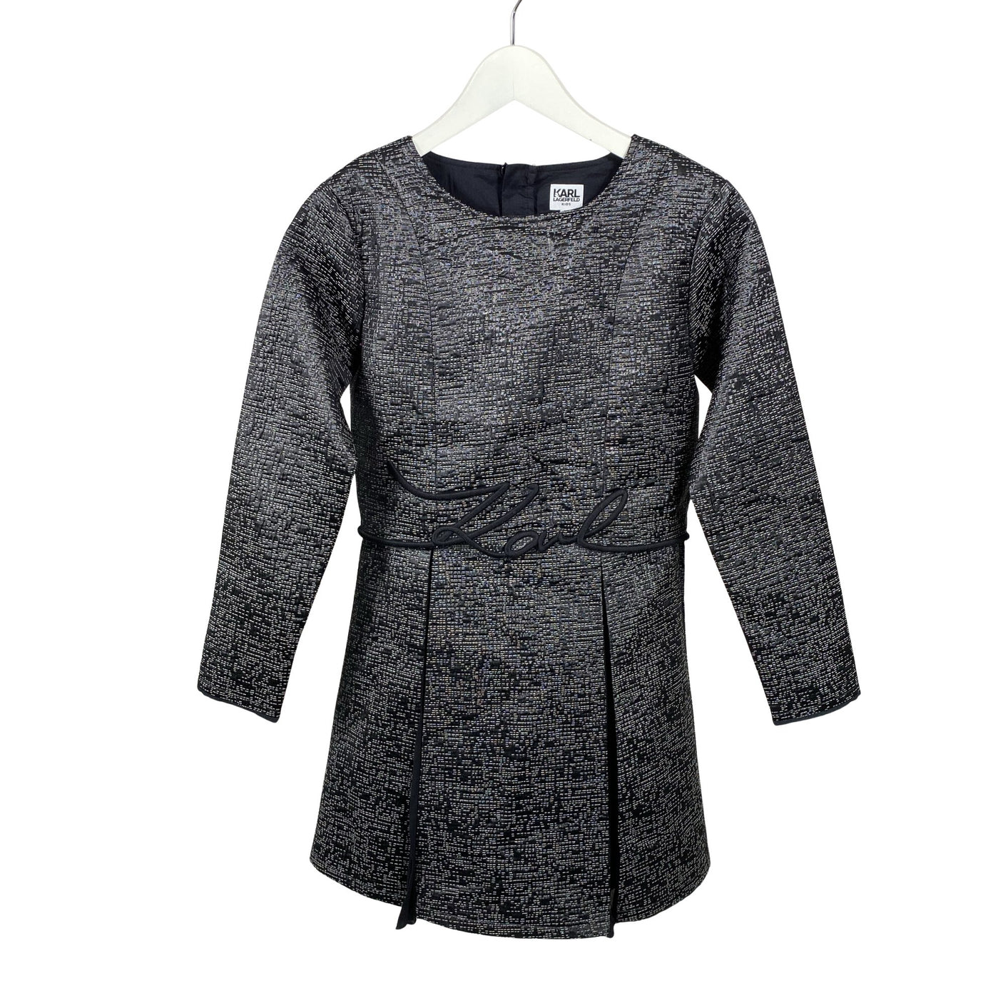 Tyttöjen Karl Lagerfeld - Kangasmekko, koko 152 - 158 - Musta (1)