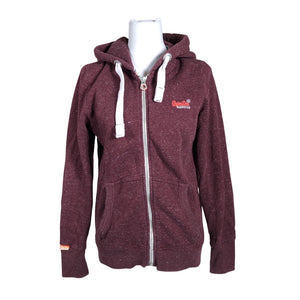 Naisten Superdry - Huppari, koko 38 - Viininpunainen (1)