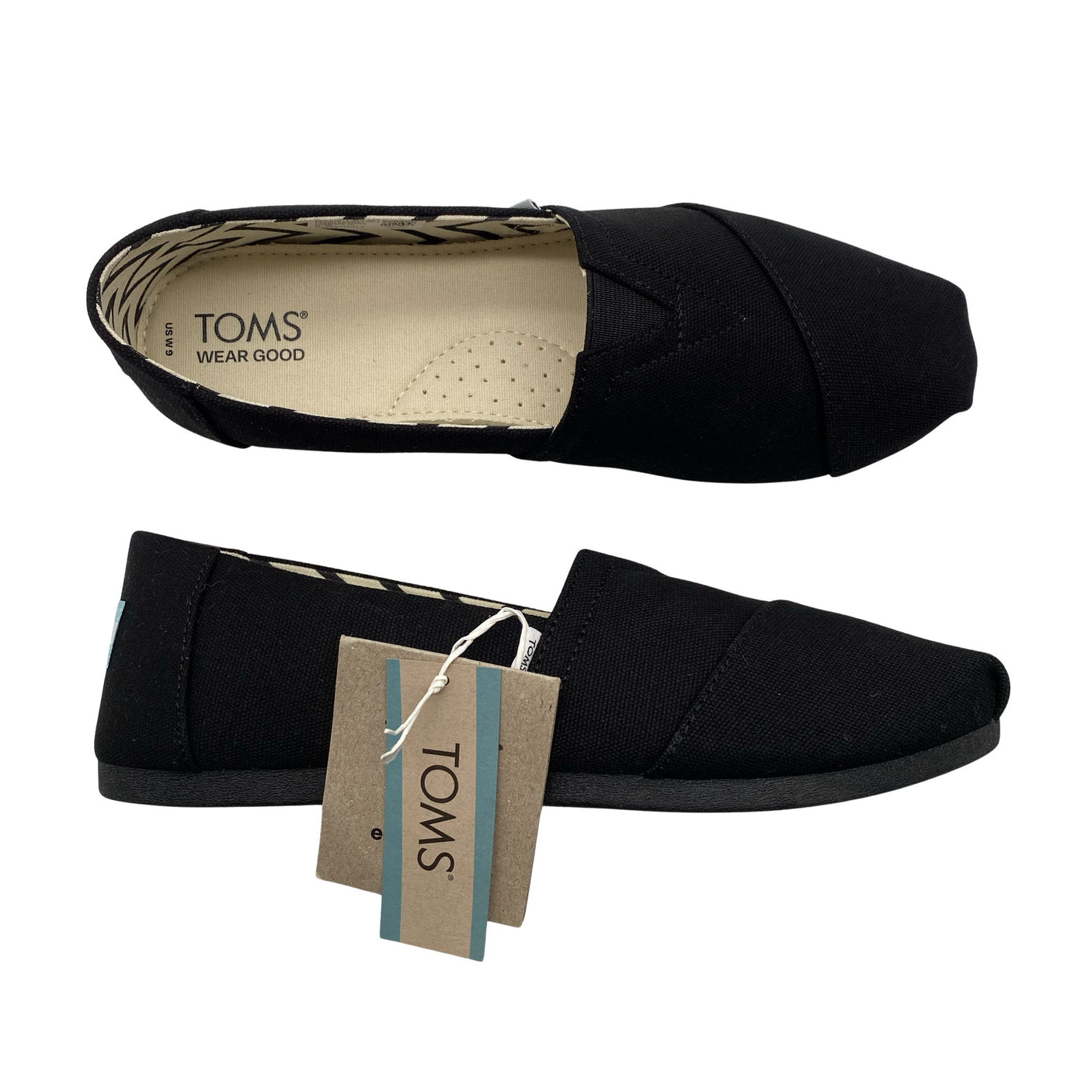 Naisten Toms - Loaferit, koko 40 - Musta (1)