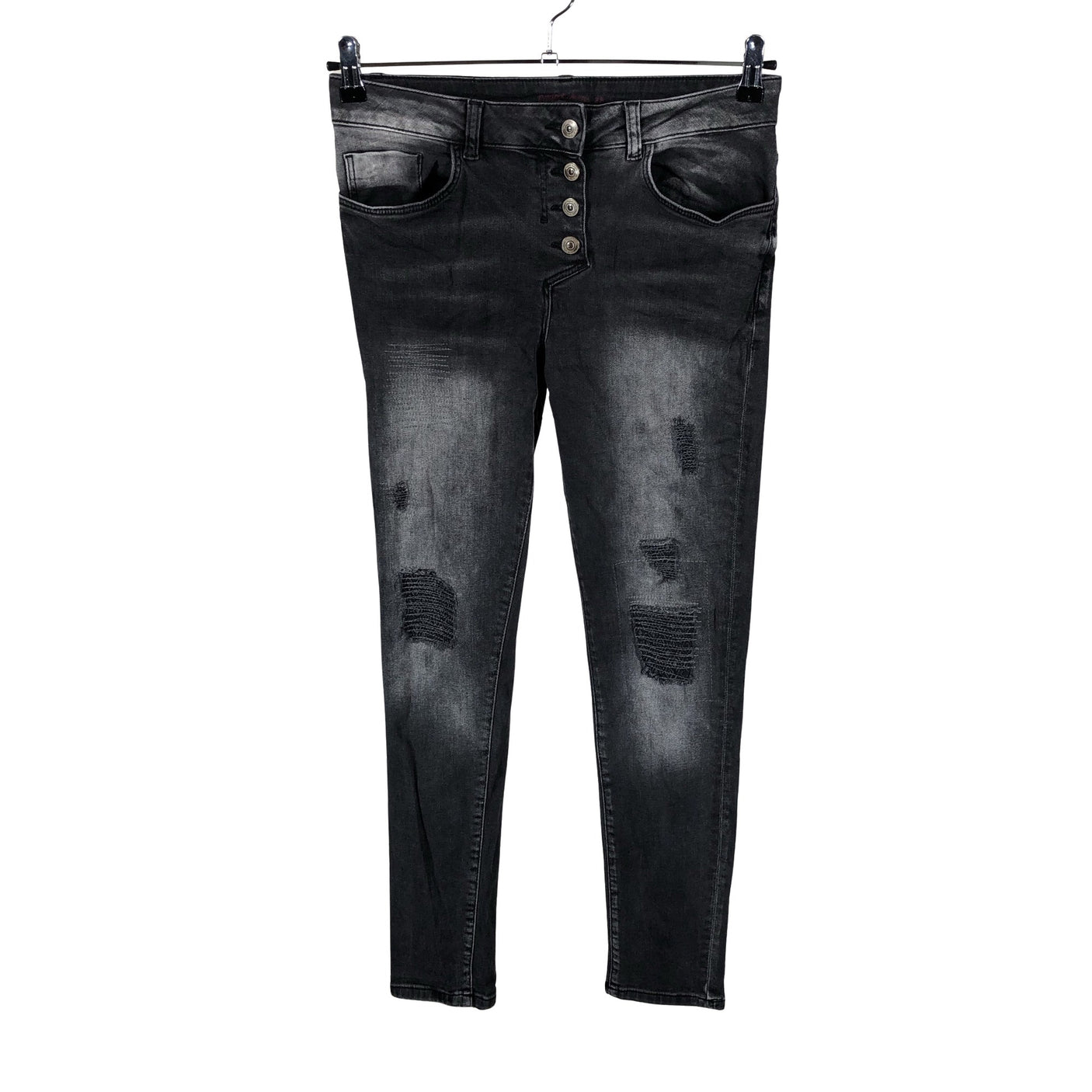 Naisten Perfect Jeans - Farkut, koko 34 - Harmaa (1)