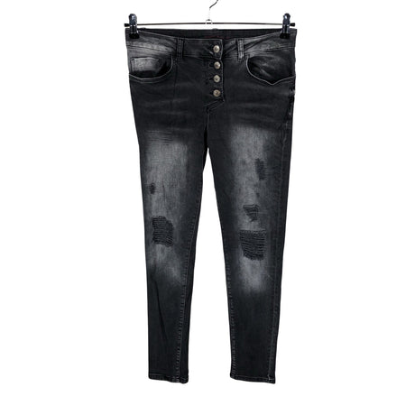 Naisten Perfect Jeans - Farkut, koko 34 - Harmaa ()