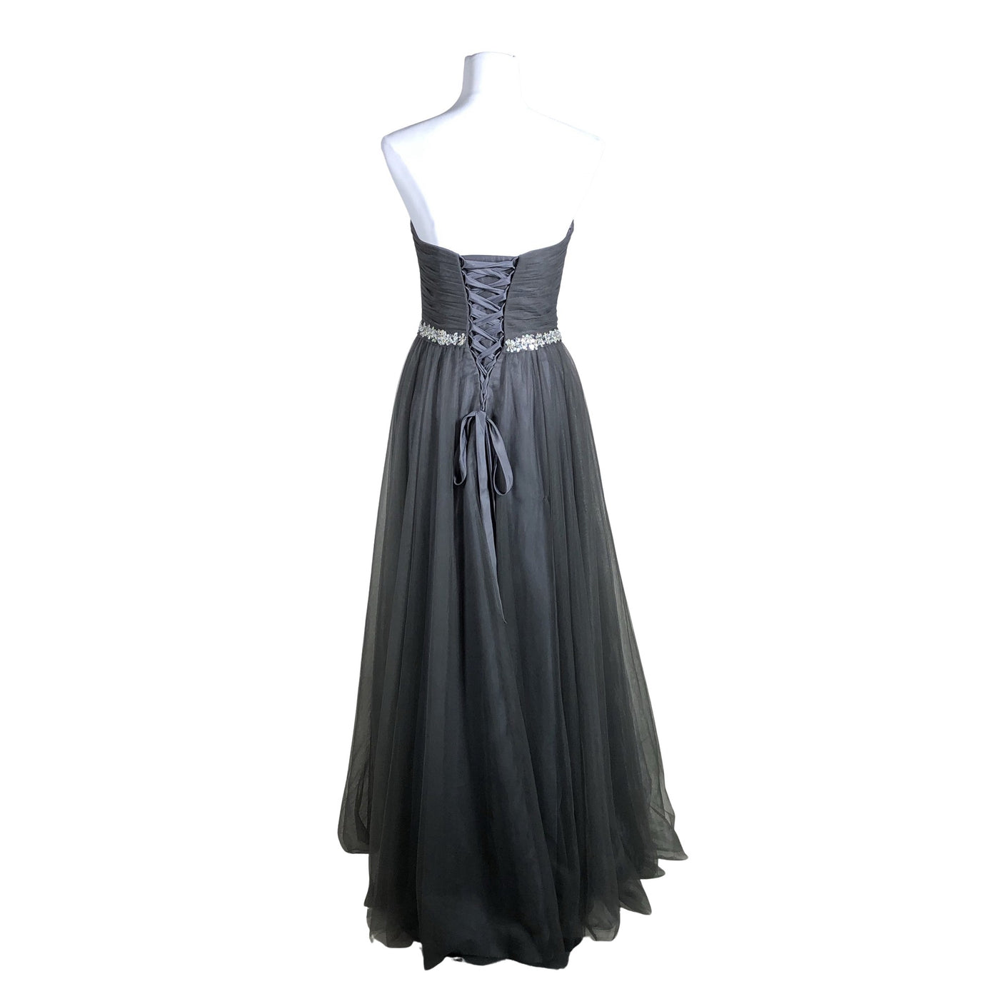 Naisten Dazzling - Iltapuku, koko 36 - Harmaa (3)