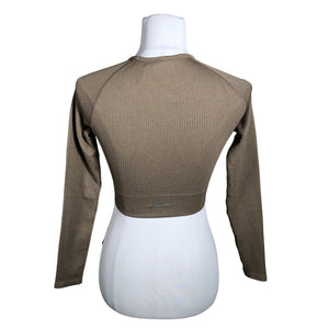 Naisten Aim'n - Urheilupaita, pitkät hihat, koko 36 - Beige (2)