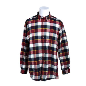Miesten Barbour - Flanellipaita, koko XXL - Viininpunainen (1)