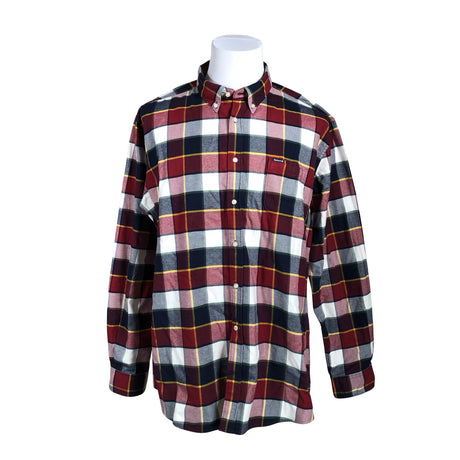 Miesten Barbour - Flanellipaita, koko XXL - Viininpunainen ()