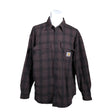 Miesten Carhartt - Flanellipaita, koko XXL - Viininpunainen ()