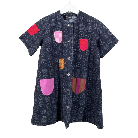 Tyttöjen Marimekko - Kangasmekko, koko 116 - 122 - Musta ()