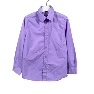 Poikien Kinderit - Kauluspaita, koko 110 - 116 - Violetti (1)