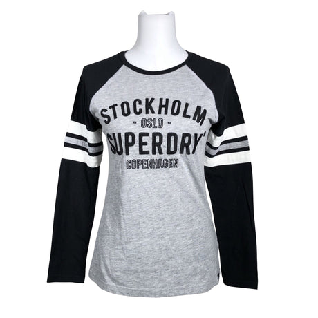 Naisten Superdry - Trikoopaita, koko 36 - Harmaa ()